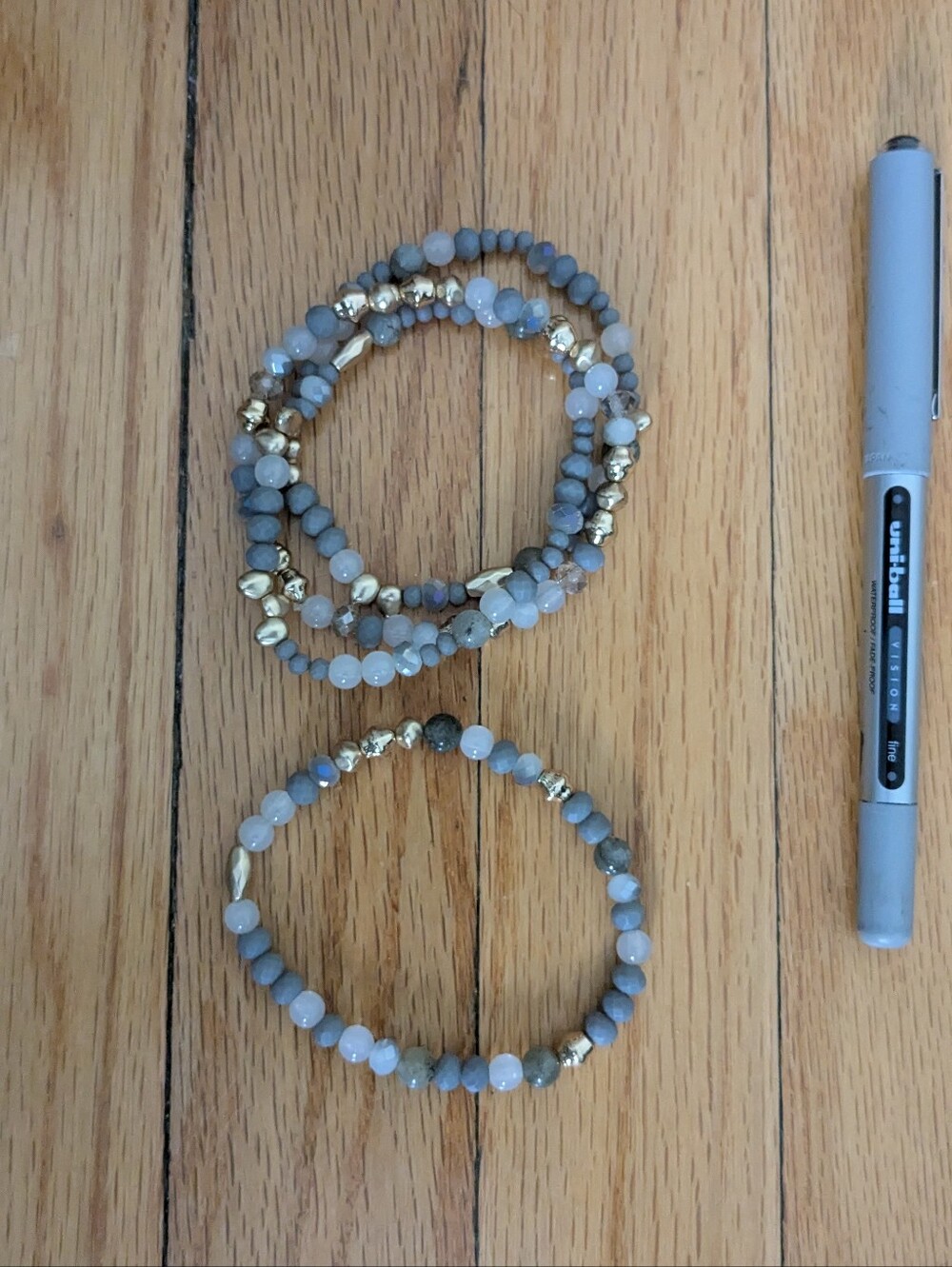 Set Of 4 Beaded Bracelets